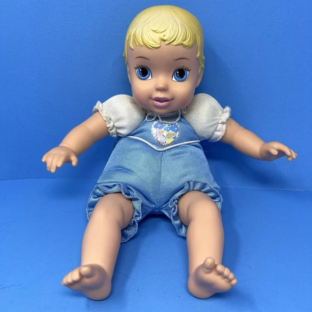 Disney Tollytots Cinderella My First Baby Doll 12 inch Soft Body Princess‎ Toy